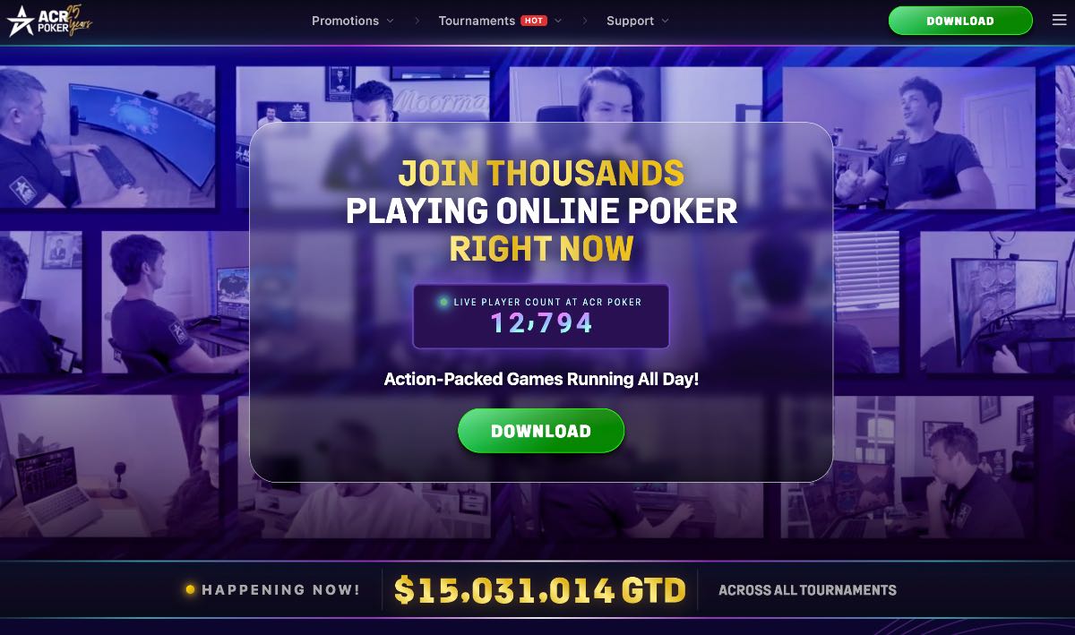 หน้าหลัก ACR Poker